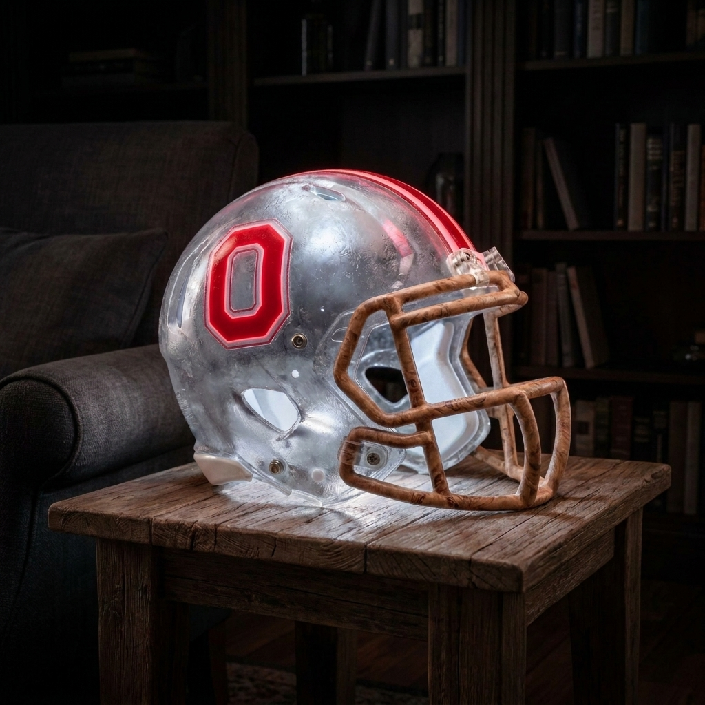 Handmade College Football Lamps