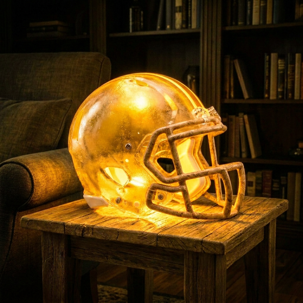 Handmade College Football Lamps