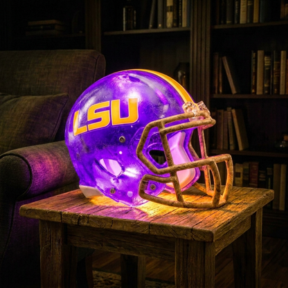 Handmade College Football Lamps
