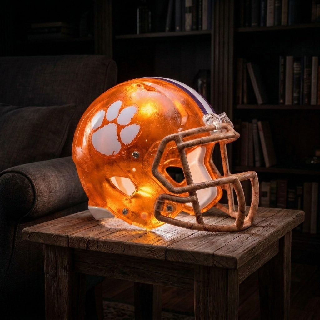 Handmade College Football Lamps