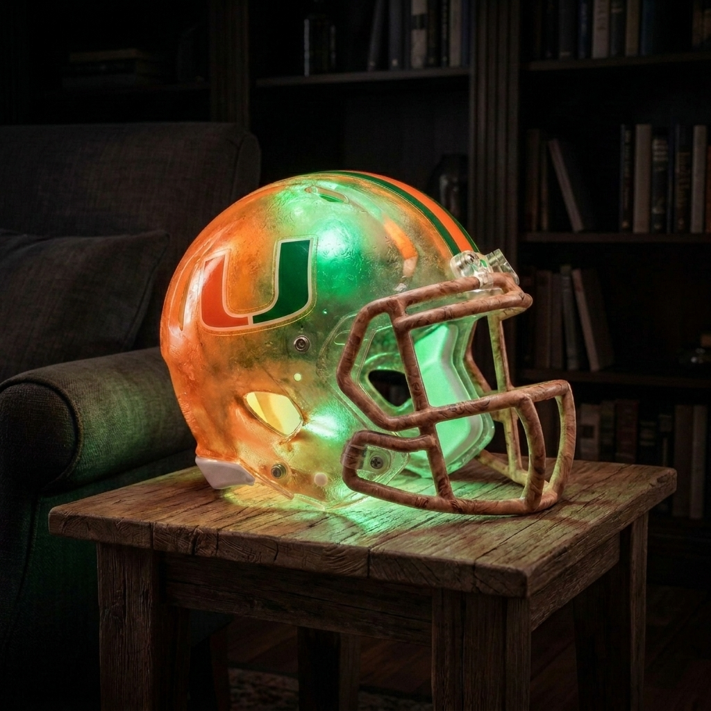 Handmade College Football Lamps