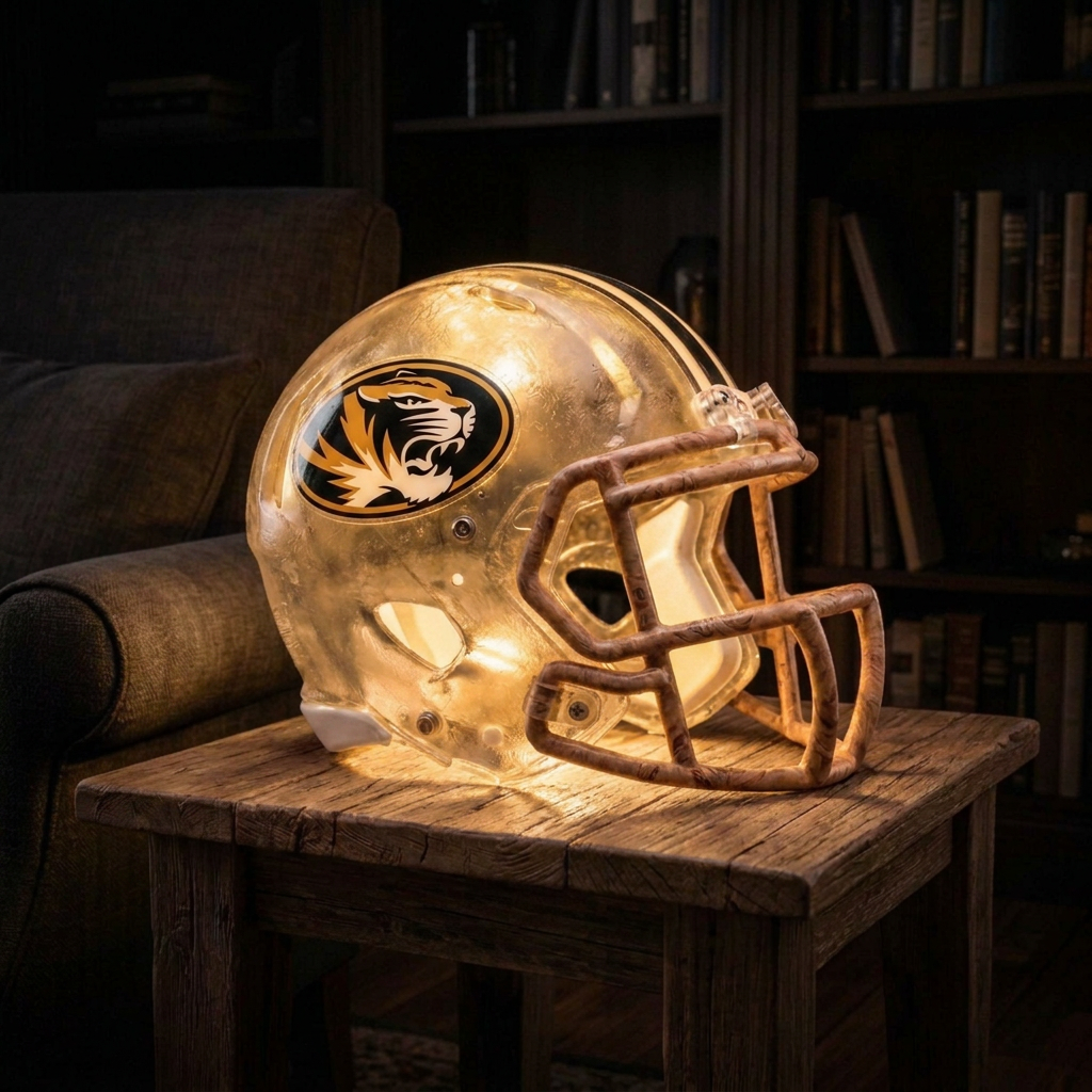 Handmade College Football Lamps