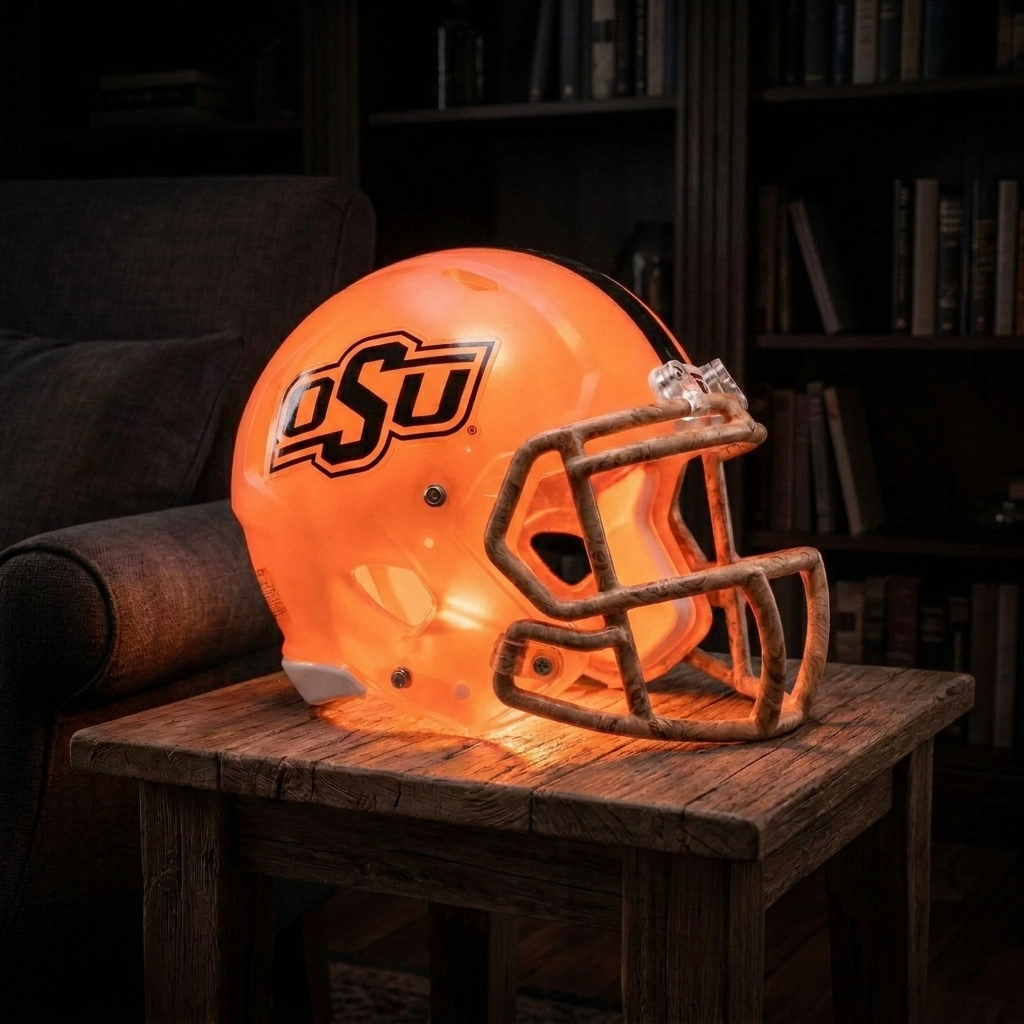 Handmade College Football Lamps