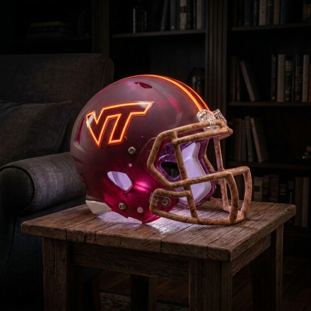 Handmade College Football Lamps